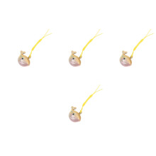 4Stk Goldenes Wal Handyanhänger Kupfer Charm Für Deko