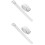 2Paires Sangles En Cuir Blanches Pour Panier Ajustables 6