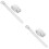 2Paires Sangles En Cuir Blanches Pour Panier Ajustables 7