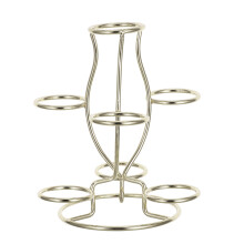 1Elegante Metalen Standaard Voor Kristallen Bollen Met 7 Houders Goud