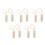 5Sets Beige Fütterbesteck Set Ppsu Ergonomisch Leichtgriff 1