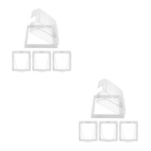 8Stk Haftende Steckdosenabdeckung Transparent Für Bad