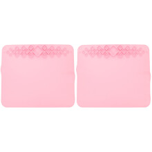 2Stk Silikon Bastelunterlage Rosa, Rutschfest, Wiederverwendbar