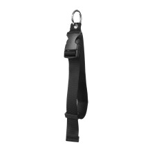 (Black 1 pc) Adjustable Luggage Strap with Carabiner for Travel