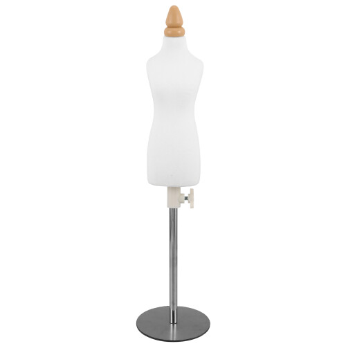 Weißer Mini -Übungsbüste Mit Realistischer Proportion