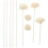 4Boxes White Rattan Diffuser Sticks Replacement Refill for Room Decor 1