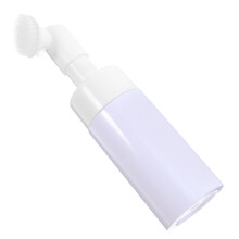 Compact White Plastic Mousse Bottle Storage Box Secure Travel Safe