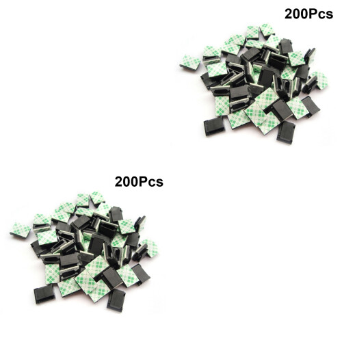 400Pièces Attaches Câbles Robustes Pour Fixation Et Rangement 2
