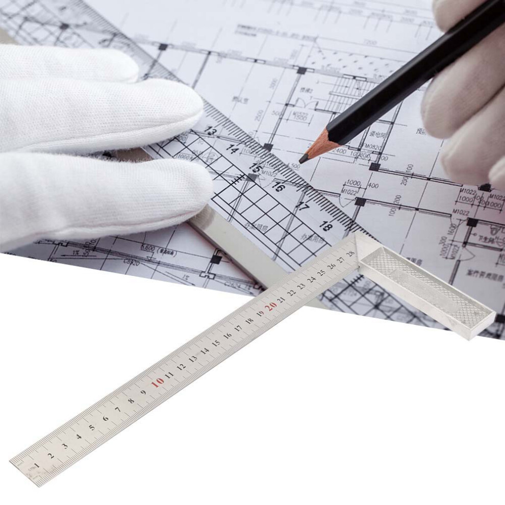 30cm Aluminium Alloy Square Straight Edge