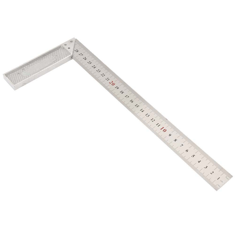 30cm Aluminium 90 Degree Measuring Ruler