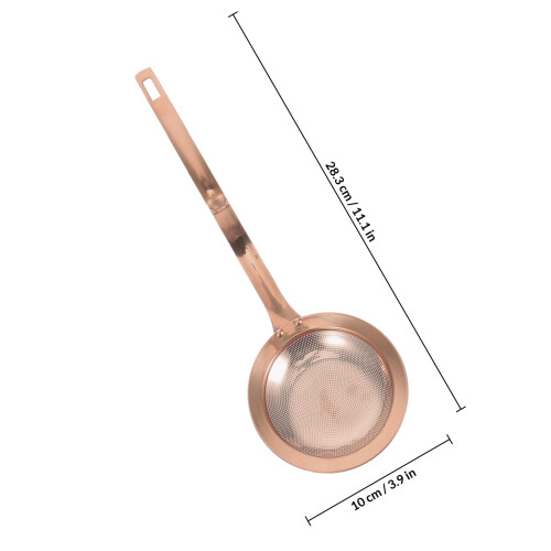Roségold Löffel Ölabscheider Küchenfeinmaschig 1
