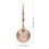 Roségold Löffel Ölabscheider Küchenfeinmaschig 3