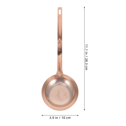 Roségold Löffel Ölabscheider Küchenfeinmaschig 2