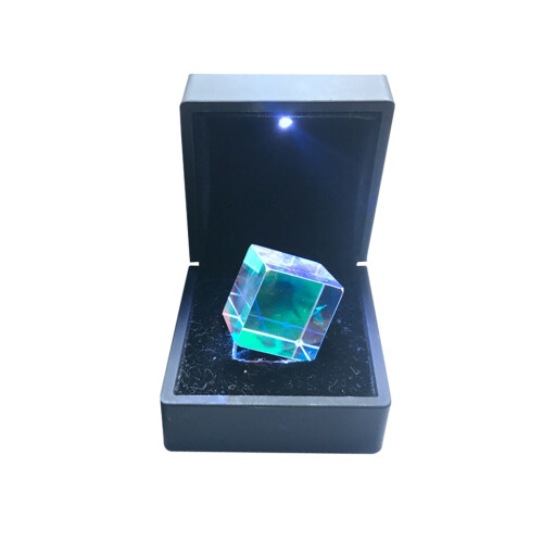 2Stk Optischer Glaswürfel Cube Rgb Für Unterricht 1