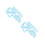 8Stk Schul Lineal Set Bunt Mit Winkelmesser Transparent 4