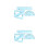 8Stk Schul Lineal Set Bunt Mit Winkelmesser Transparent 9