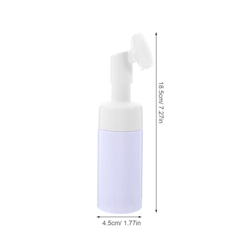 Compact White Plastic Mousse Bottle Storage Box Secure Travel Safe 1