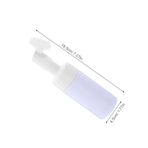 Compact White Plastic Mousse Bottle Storage Box Secure Travel Safe 2