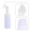 Compact White Plastic Mousse Bottle Storage Box Secure Travel Safe 7