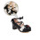 1Paar Damen Lederschuhe Mit Schleife, Mittelabsatz, 11