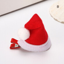 (B) Barrette Bonnet de Père Noël - Déco Noël & Cosplay