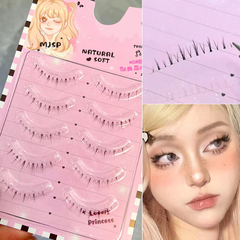 Dachuang Beauty 5 Pairs Soft Fairy Lashes For Women, Party Makeup