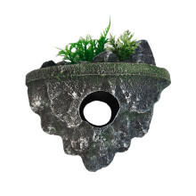 (Floating Island) Colorfast Aquarium Rock Cave - Fish Tank Decor