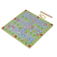 Wooden Letter Matching Game - Educational Puzzle Board, 29.8cm