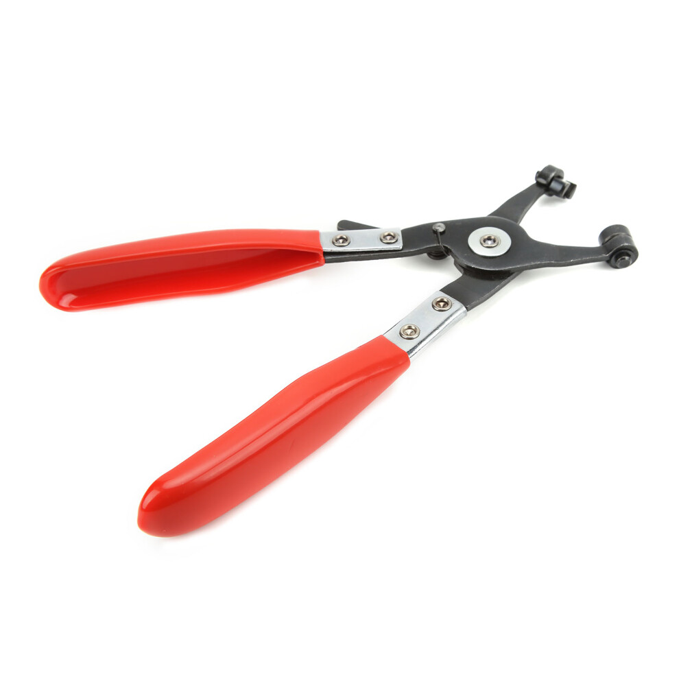 Stainless Steel Hose Clamp Pliers 8.6In Ring Swivel & Flat Band Repair Tool 7901387694420