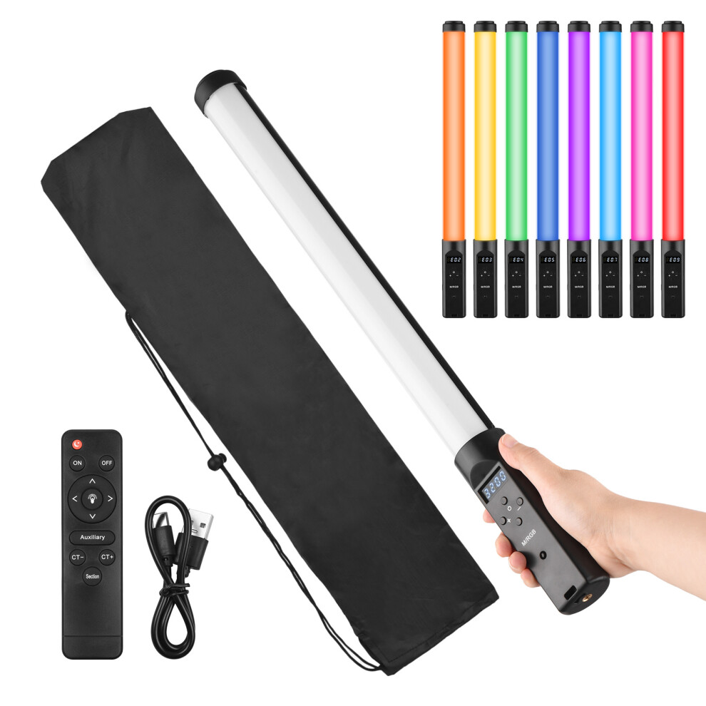 Handheld Rgb Tube Led Video Wand 3200K-5500K 177G Dimmable With Remote Light 4691390443537