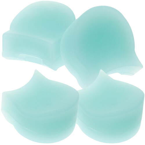 16Pièces Support Doigt Clarinette Bleu Silicone Portable Stable 1
