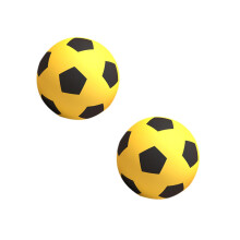 2Stk Indoor Soft Fußball Gelb Leise Kinder Juggle Ball Für Zuhause