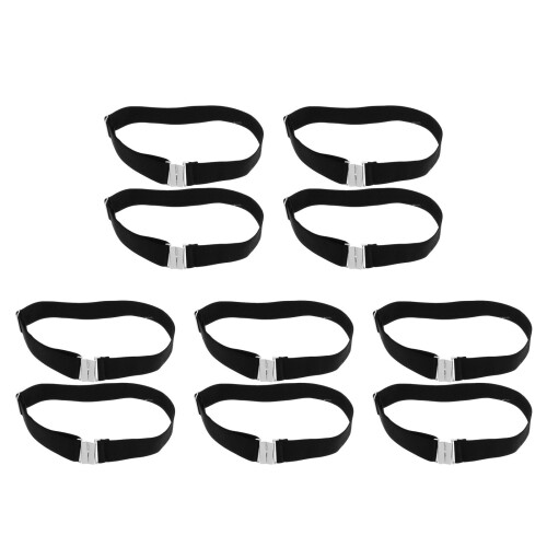 5Paare Damen Gurtband Elastisch Oberschenkelhalter Komfortabel 2