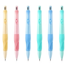 6Pcs 0.5mm Mechanical Pencils, Metal Retractable Auto-Correction Pencils for Writing & Sketching