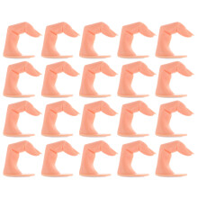 20Stk Maniküre Übungsfingerspitzen Rosa Trainingstool Für Nagelkunst
