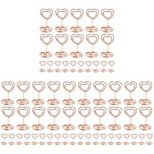 60Stk Metall Fotos Halter Tischkarten Clips Stabiles Design