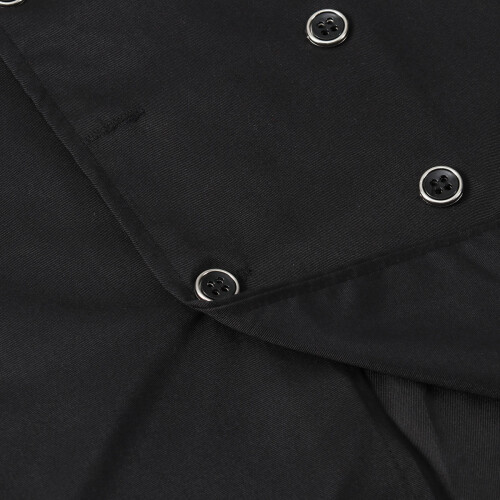 Schwarze Küchenjacke Kurzärmlig Langlebig 2
