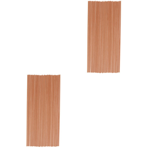 60Stk Kaffeefarbene Reed Diffuser Sticks Essenzöl Rattan Für Raumduft 2