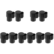 10Stk Kunststoff Saxophon Endplug Für Tenor Saxophon Halsrohr Schwarz