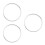 3Stk Pizza Saucing Ring Silber DIY Backring 7