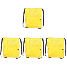4Stk Große Gelbe Sport-Drawstring- Oxford-Stoff Für