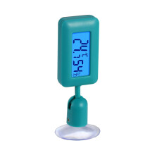2pcs Reptile Thermometer Hygrometer with Suction Digital Aquarium Hygro-Therm Reptier Accessoires,Simple Operation