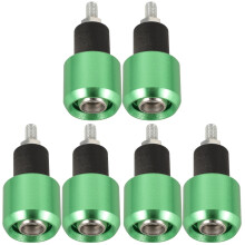 3Paare Aluminium Lenker Bar Ends Grün Für Sichere Motorradgriffe