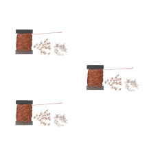 3Sets Durable Iron Chain Jewelry Kit with Lobster Clasp and Jump Rings