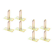 8Stk Multifunktionale Sitzpolster-Schlossplatte Gold Für E-Bike-Schutz