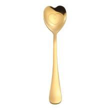 Rainbow Stainless Steel Dinner Spoon Valentine'S Day Love Themed Serving Spoon Table Household Cutlery Utensils Sturdy Colorful Spoon Silverware