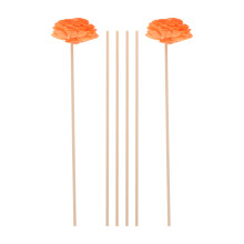 1Set Blumige Aroma Sticks Aus Bast Für Diffuser Und Raumdeko