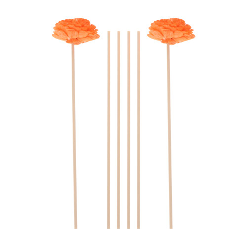 1Set Blumige Aroma Sticks Aus Bast Für Diffuser Und Raumdeko