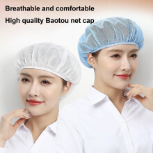 opolski Reusable Bakery Hat Mesh Chef Cap Soft Breathable Friendly to Skin Washable Cooking Cap Protective Headwear Pink