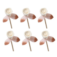 6Stk Blumenform Aroma Rattan Sticks Duftstäbchen Für Raumfrische